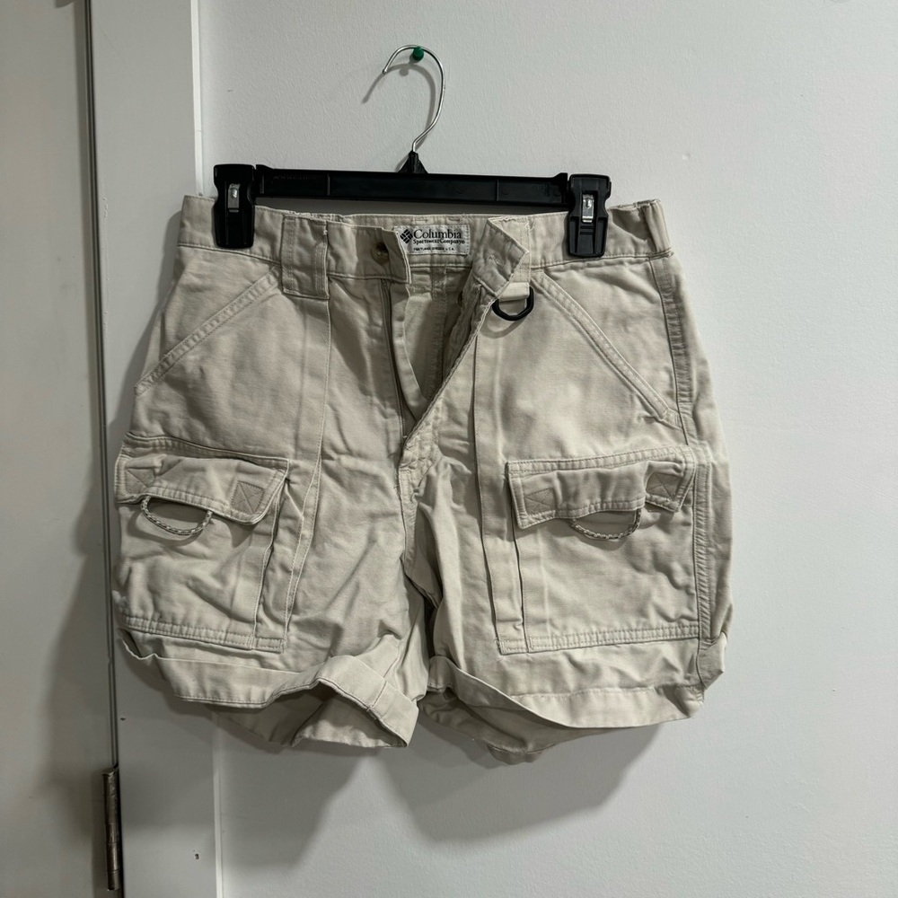 Columbia Tan Cargo Shorts